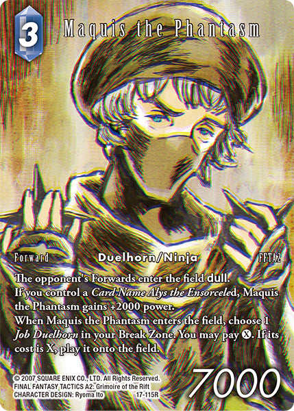 Maquis the Phantasm 17-115R (Rebellion's Call) Full Art