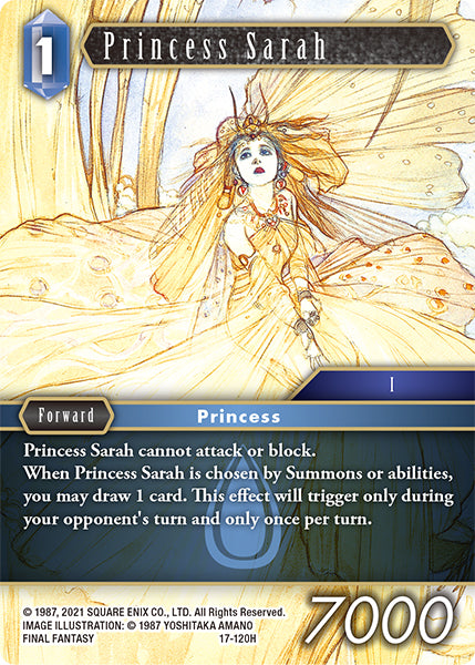 Princess Sarah 17-120H (Rebellion's Call)