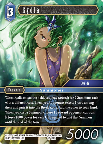 Rydia 17-137S (Rebellion's Call)