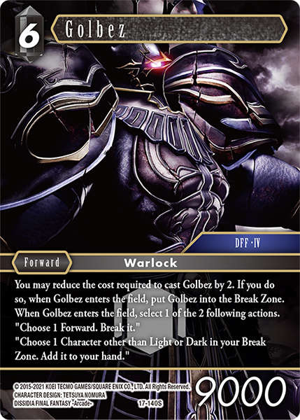 Golbez 17-140S (Rebellion's Call)