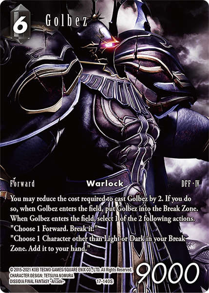 Golbez 17-140S (Rebellion's Call) Full Art