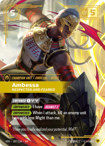 Ambessa - Respected and Feared (Overnumbered) [VEN-187S]