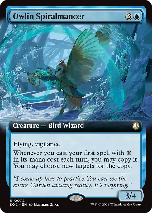 Owlin Spiralmancer [SOC-072] [R]