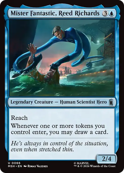 Mister Fantastic, Reed Richards [MSH-066] [U]