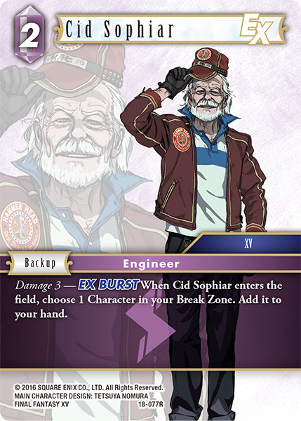 Cid Sophiar 18-077R (Resurgence of Power)