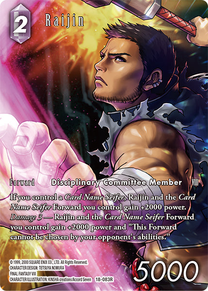 Raijin 18-083R (Resurgence of Power) Full Art