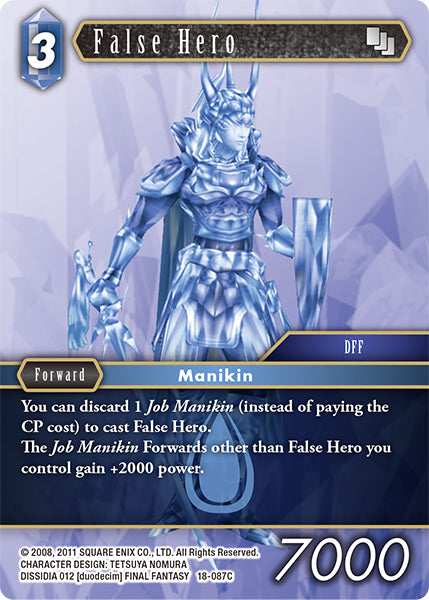 False Hero 18-087C (Resurgence of Power)