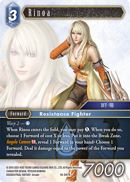 Rinoa 18-097R (Resurgence of Power)