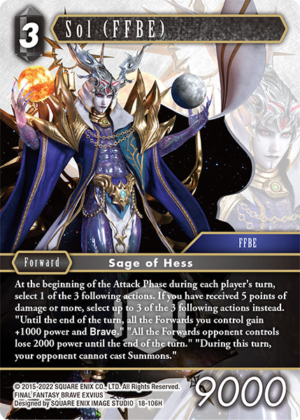 Sol (FFBE) 18-106H (Resurgence of Power)