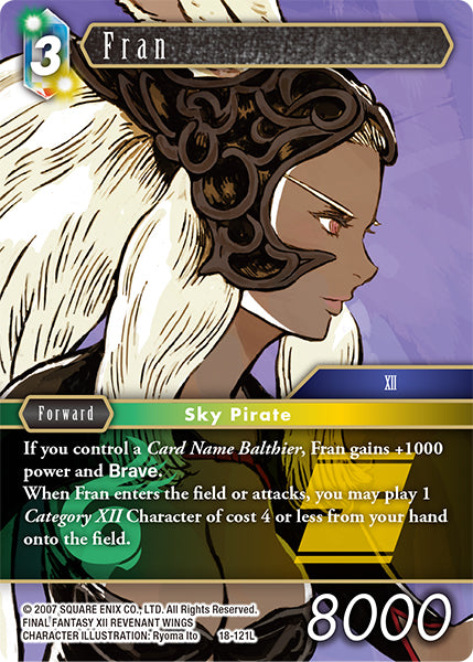 Fran 18-121L (Resurgence of Power)