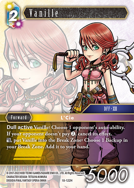 Vanille 18-122H (Resurgence of Power)