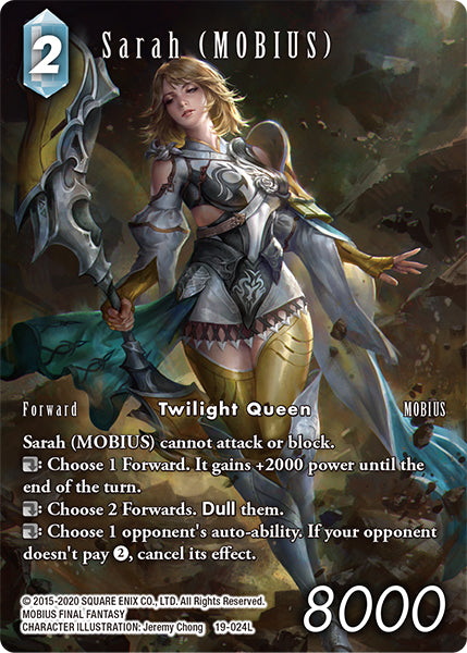 Sarah (MOBIUS) 19-024L (From Nightmares) Full Art