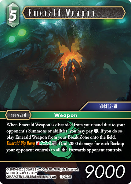 Emerald Weapon 19-039R (From Nightmares)