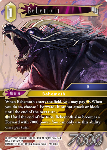 Behemoth 19-066C (From Nightmares)