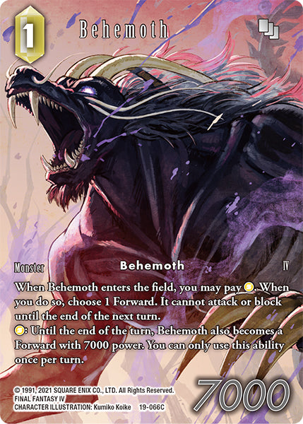 Behemoth 19-066C (From Nightmares) Full Art