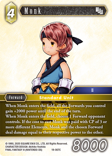 Monk 19-067C (From Nightmares)