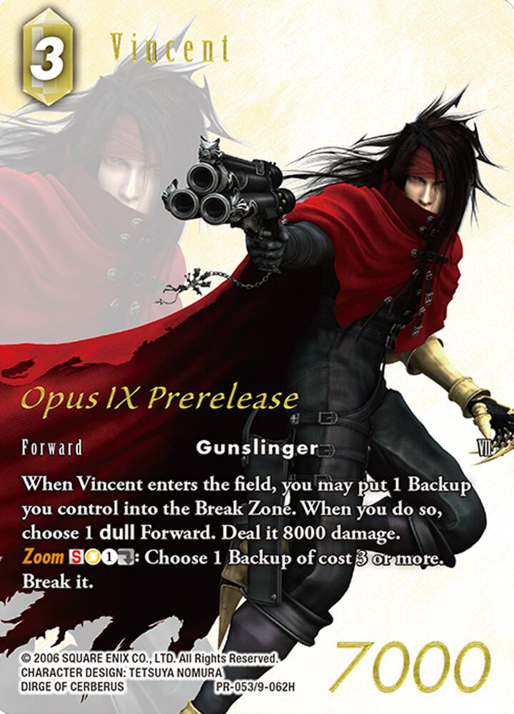 Vincent (PR-053/09-062H) [Opus 9]