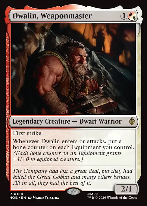 Dwalin, Weaponmaster [HOB-154] [R]