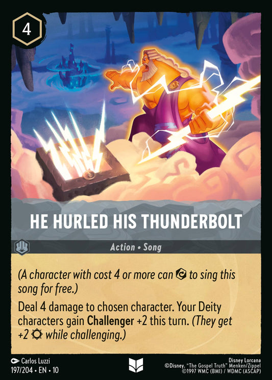 He Hurled His Thunderbolt [010-197]