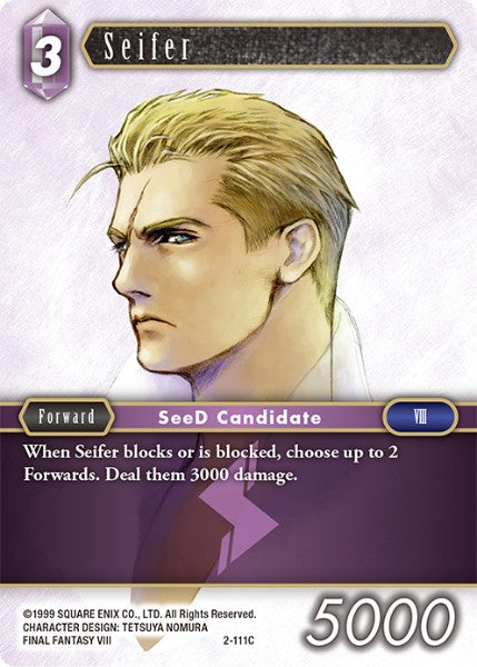 Seifer (02-111C) [Opus 2]