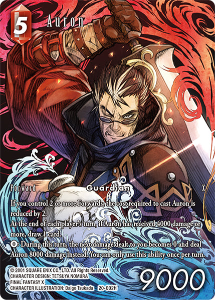 Auron 20-002H (Dawn of Heroes) Full Art