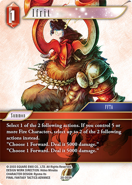 Ifrit 20-003H (Dawn of Heroes)