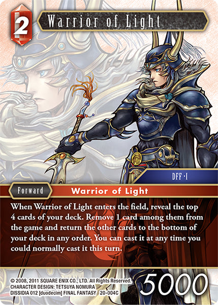 Warrior of Light 20-004C (Dawn of Heroes)