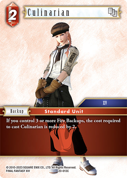 Culinarian 20-013C (Dawn of Heroes)