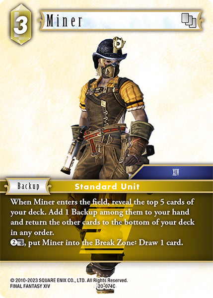 Miner 20-074C (Dawn of Heroes)