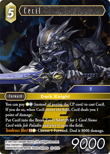 Cecil 20-075L (Dawn of Heroes)