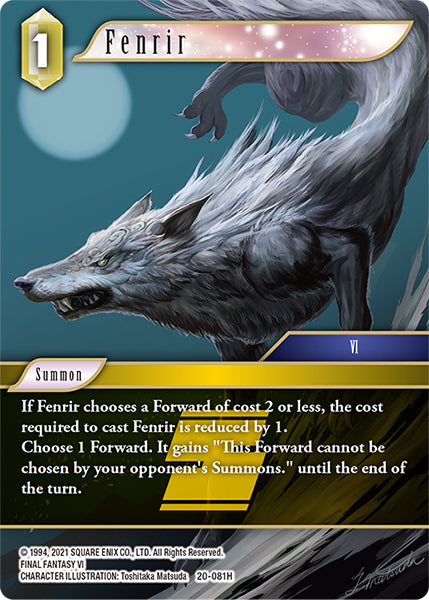 Fenrir 20-081H (Dawn of Heroes)