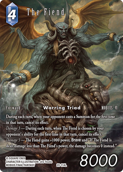 The Fiend 20-114L (Dawn of Heroes) Full Art
