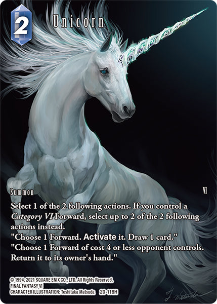 Unicorn 20-118H (Dawn of Heroes) Full Art