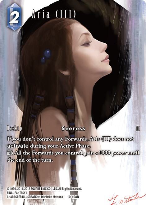 Aria (III) (10-108R) [Opus 10] Full Art