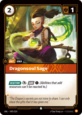Dragonsoul Sage [UNL-093] [C]