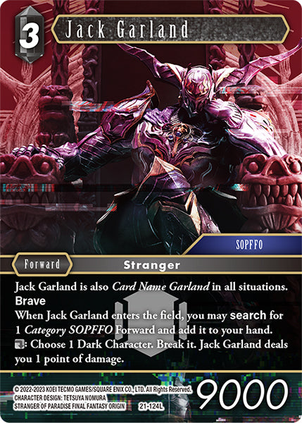 Jack Garland 21-124L (Beyond Destiny)