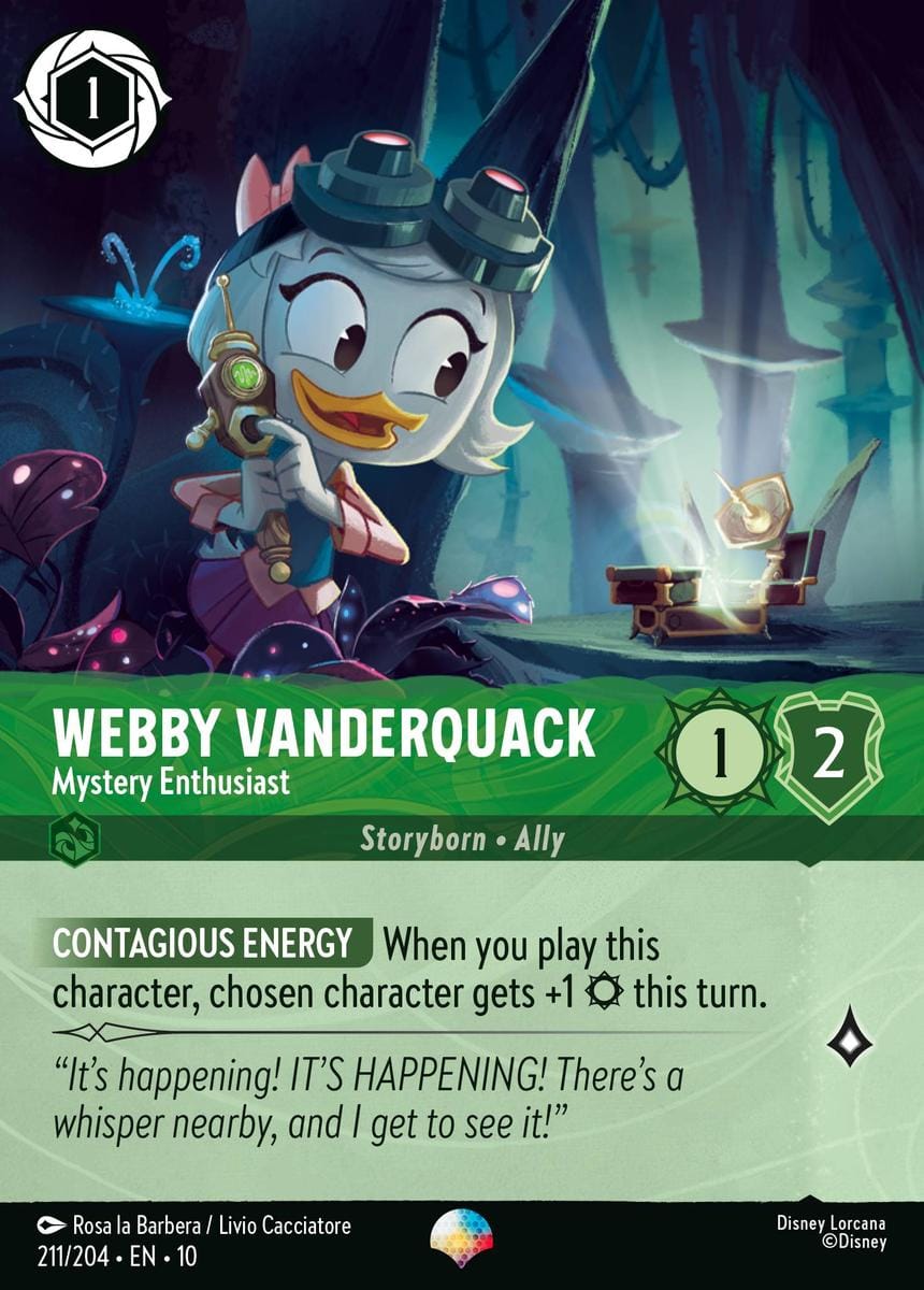 Webby Vanderquack - Mystery Enthusiast - Epic Rare [010-211]