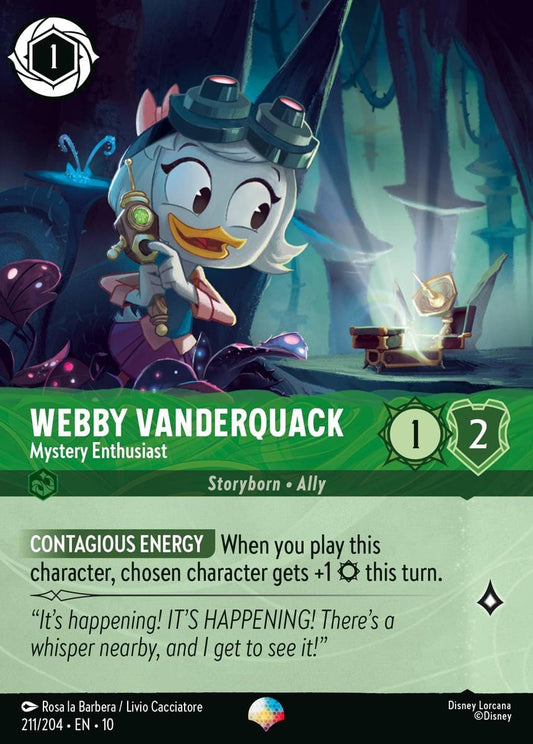 Webby Vanderquack - Mystery Enthusiast - Epic Rare [010-211]