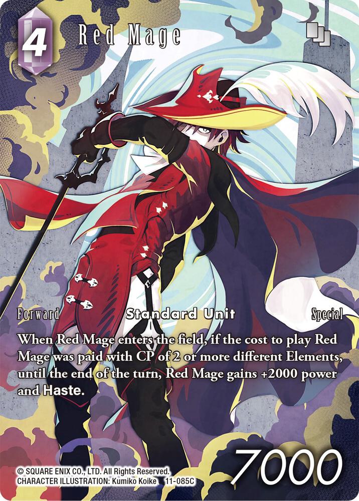 Red Mage (11-085C) [Opus 11] Full Art