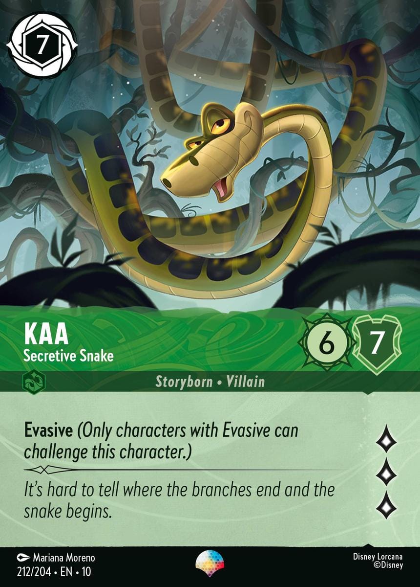 Kaa - Secretive Snake - Epic Rare [010-212]