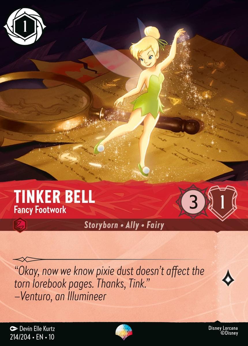 Tinker Bell - Fancy Footwork - Epic Rare [010-214]