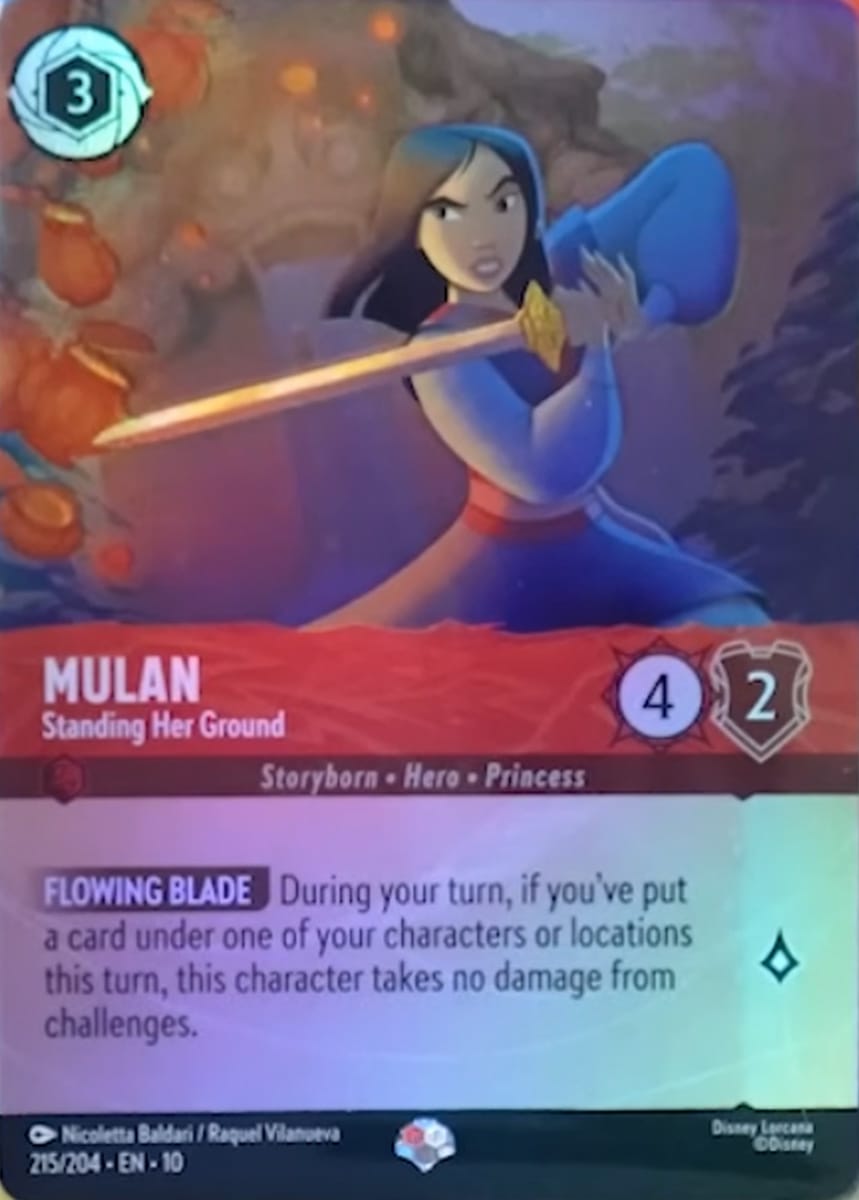 Mulan - Standing Her Ground - Epic Rare [010-215]
