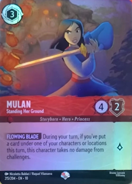 Mulan - Standing Her Ground - Epic Rare [010-215]