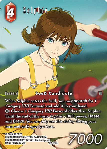 Selphie 22-010L (Hidden Hope) Full Art