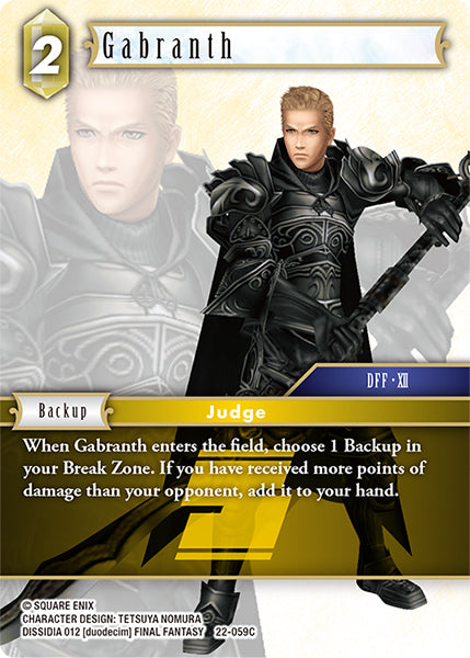 Gabranth 22-059C (Hidden Hope)