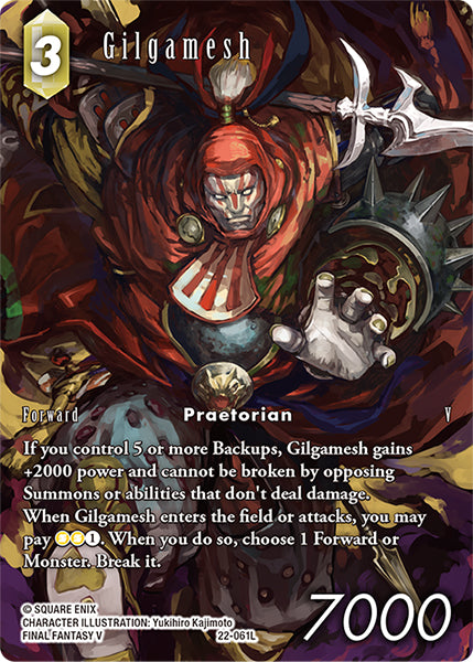 Gilgamesh 22-061L (Hidden Hope) Full Art