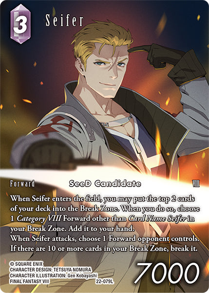 Seifer 22-079L (Hidden Hope) Full Art