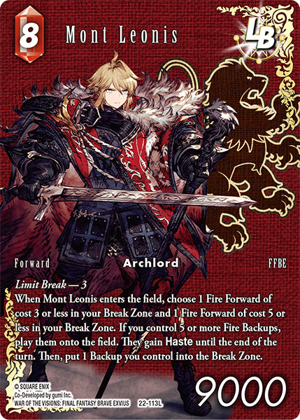 Mont Leonis [Full Art - Legacy] [22-113L]