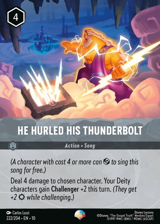 He Hurled His Thunderbolt - Epic Rare [010-222]