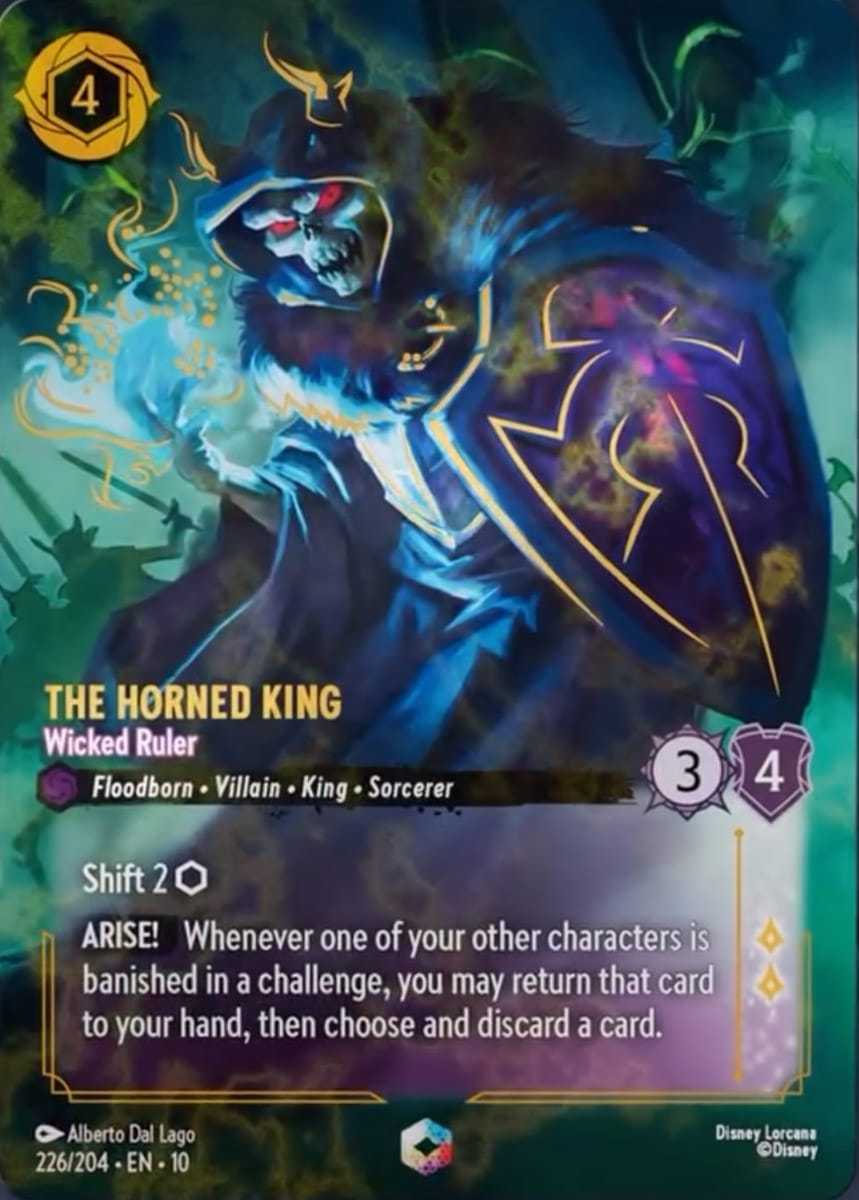 The Horned King - Wicked Ruler - Enchanted Rare [010-226]